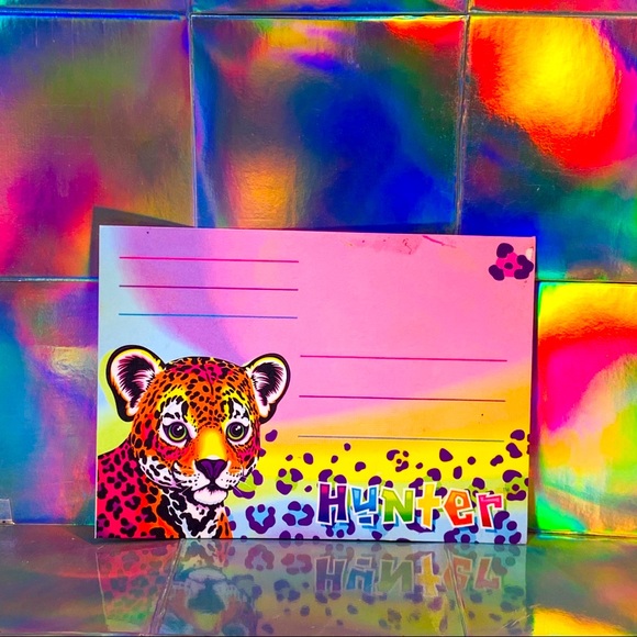 Single Hunter envelope Lisa Frank (flaw see photo)